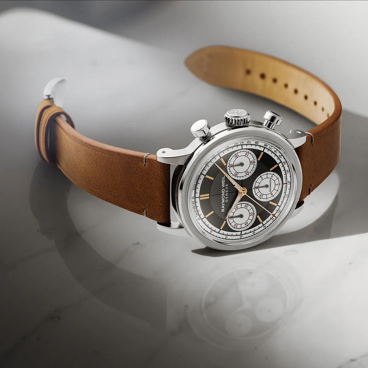 Raymond Weil Millesime Automatic Tri-Compax Chronograph Anthracite Watch sold by Jura Watches product image thumbnail 4