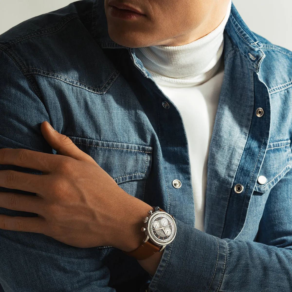 Raymond Weil Millesime Automatic Tri-Compax Chronograph Anthracite Watch sold by Jura Watches product image thumbnail 5