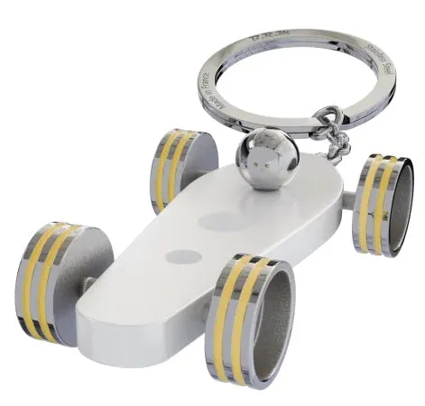 B.R.M. Key Ring Bolides by B.R.M White w Yellow Wheel Support Ring sold by Jura Watches