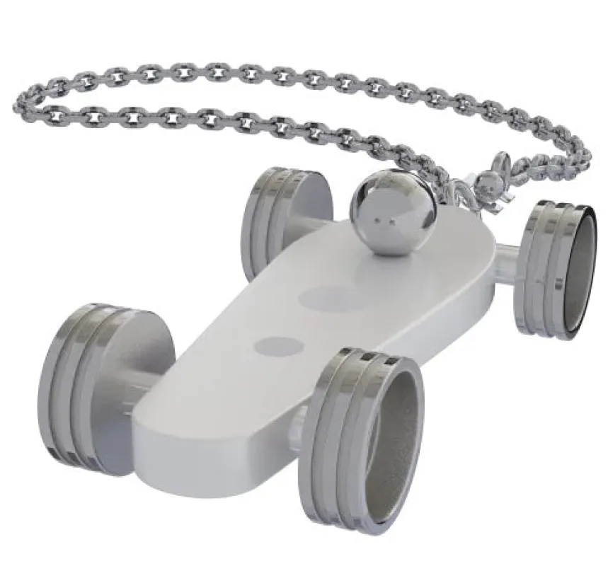 B.R.M. Key Chain Bolides by B.R.M White Support Chain sold by Jura Watches