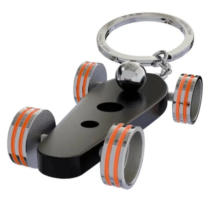 B.R.M. Key Ring Bolides by B.R.M Black w Orange Wheel Support Ring sold by Jura Watches