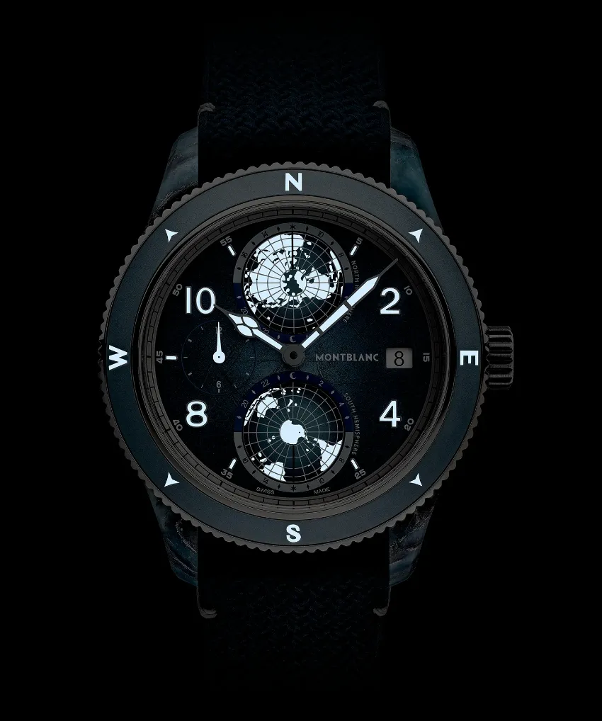 Montblanc 1858 Geosphere 0 Oxygen Mount Vinson Limited Edition Watch sold by Jura Watches product image thumbnail 2