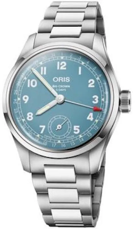 Oris Big Crown Pointer Date Calibre 473 Teal Blue Watch sold by Jura Watches