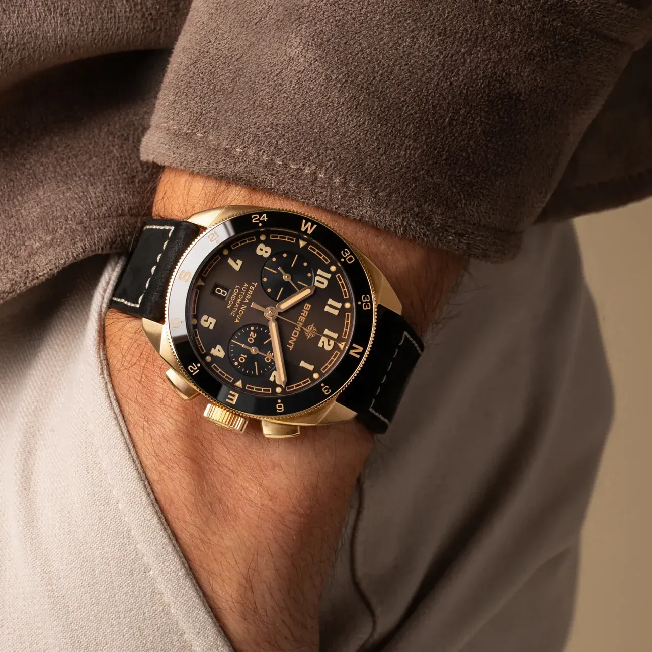 Bremont Terra Nova 42.5 Chronograph Rose Gold Limited Edition Watch sold by Jura Watches product image thumbnail 3