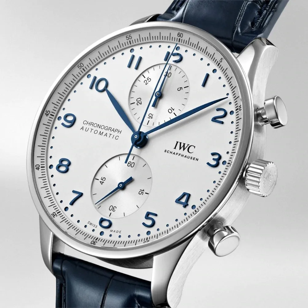 IWC Ex-Display Portugieser Chronograph Watch sold by Jura Watches product image thumbnail 4