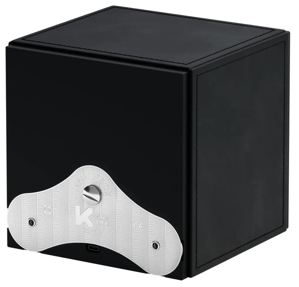 Swiss KubiK Watch Winder Masterbox Single Black Leather sold by Jura Watches product image thumbnail 3