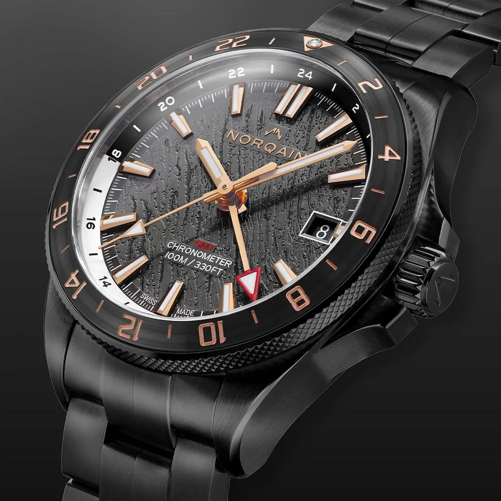 Norqain Neverest GMT Glacier Black 41mm sold by Jura Watches product image thumbnail 5