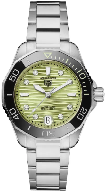 TAG Heuer Aquaracer Professional 300 Date Green Watch sold by Jura Watches