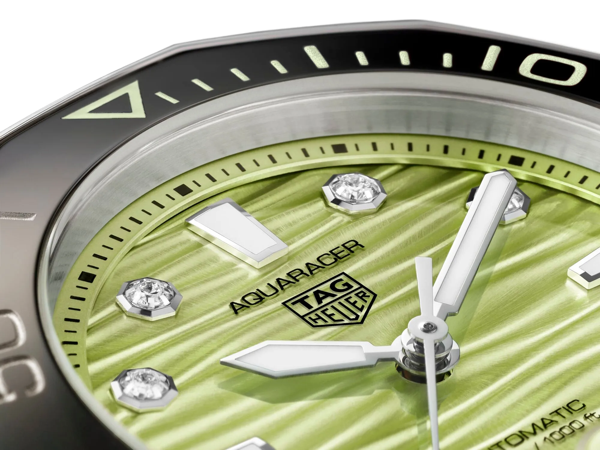 TAG Heuer Aquaracer Professional 300 Date Green Watch sold by Jura Watches product image thumbnail 4