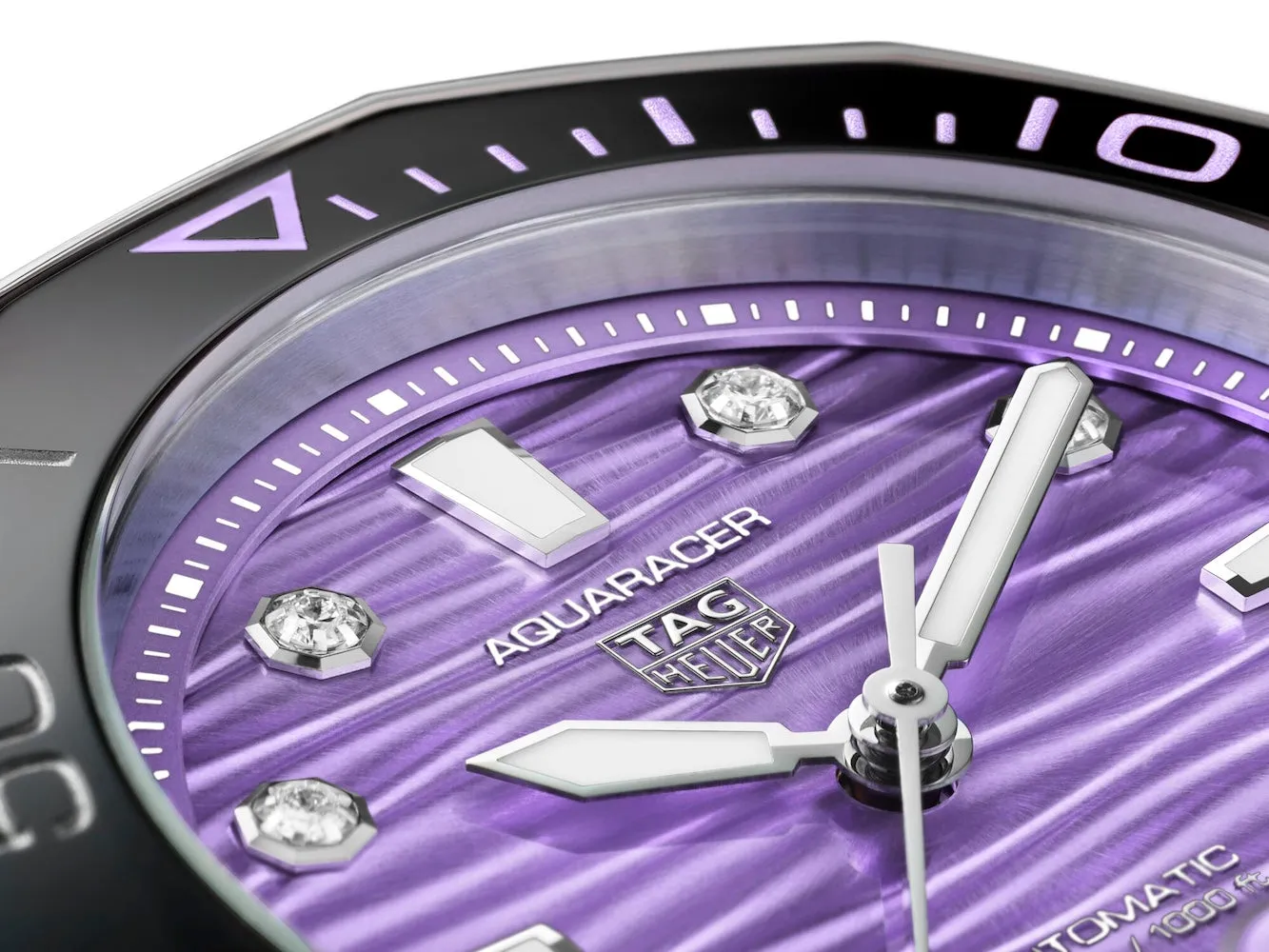 TAG Heuer Aquaracer Professional 300 Date Purple Watch sold by Jura Watches product image thumbnail 5
