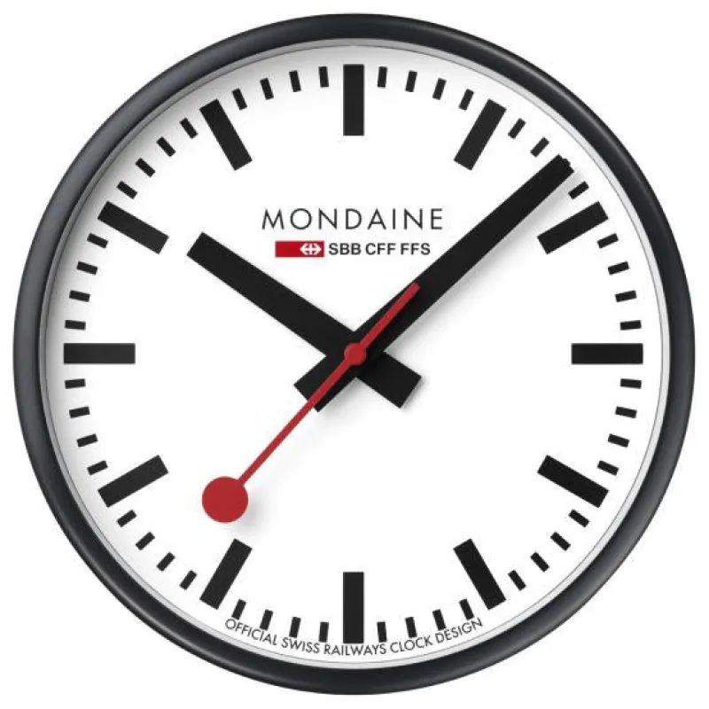 Mondaine Wall Clock 25cm Watch sold by Jura Watches