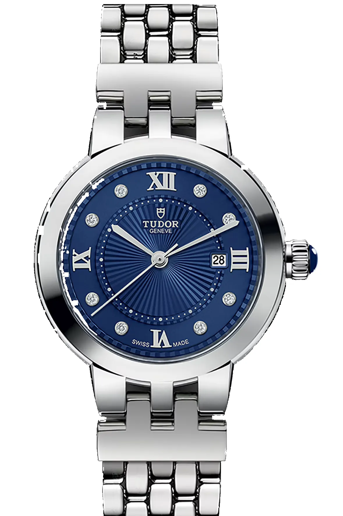 TUDOR Ex-Display Clair De Rose 30mm Blue Watch sold by Jura Watches