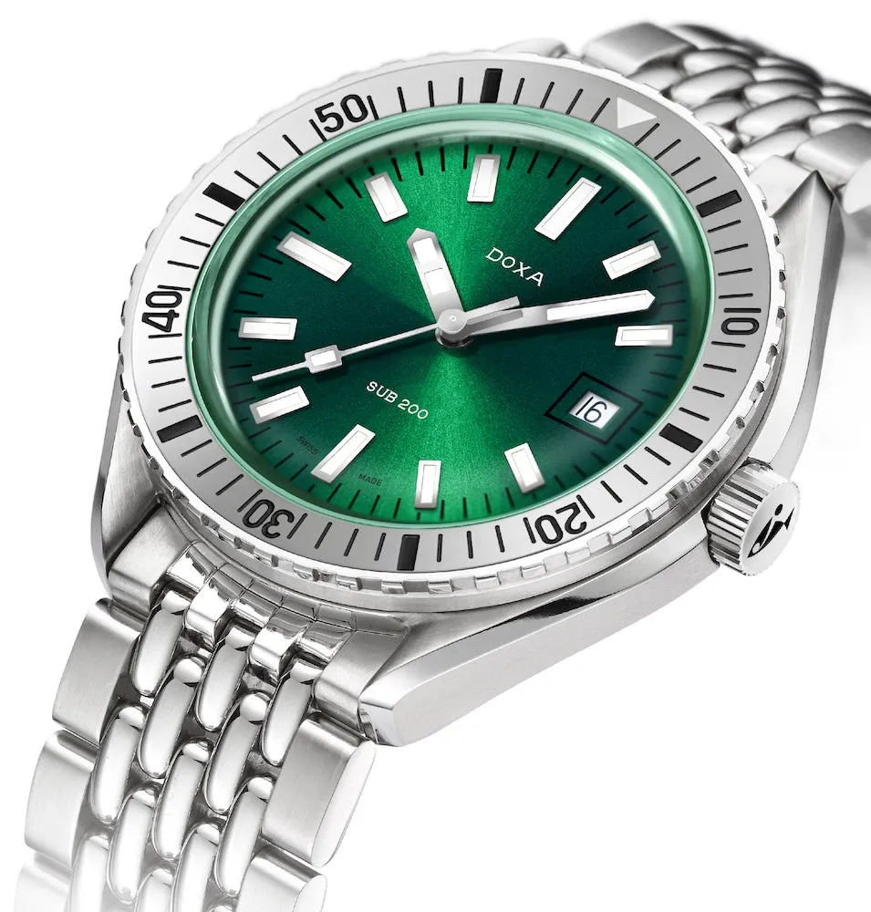 Doxa Sub 200 Sea Emerald Stainless Steel Bracelet Watch sold by Jura Watches product image thumbnail 2