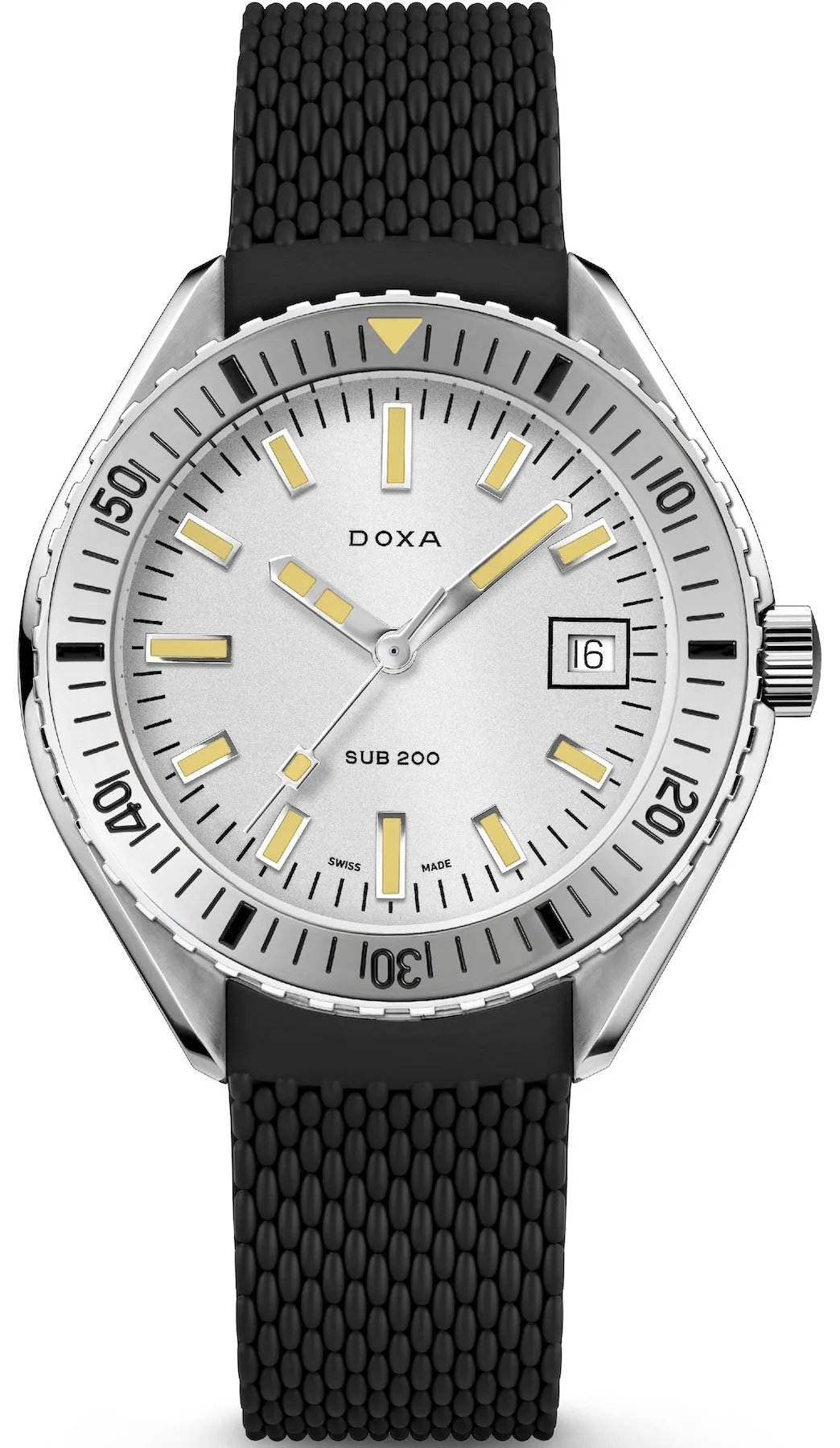 Doxa Sub 200 Searambler Black Rubber Watch sold by Jura Watches