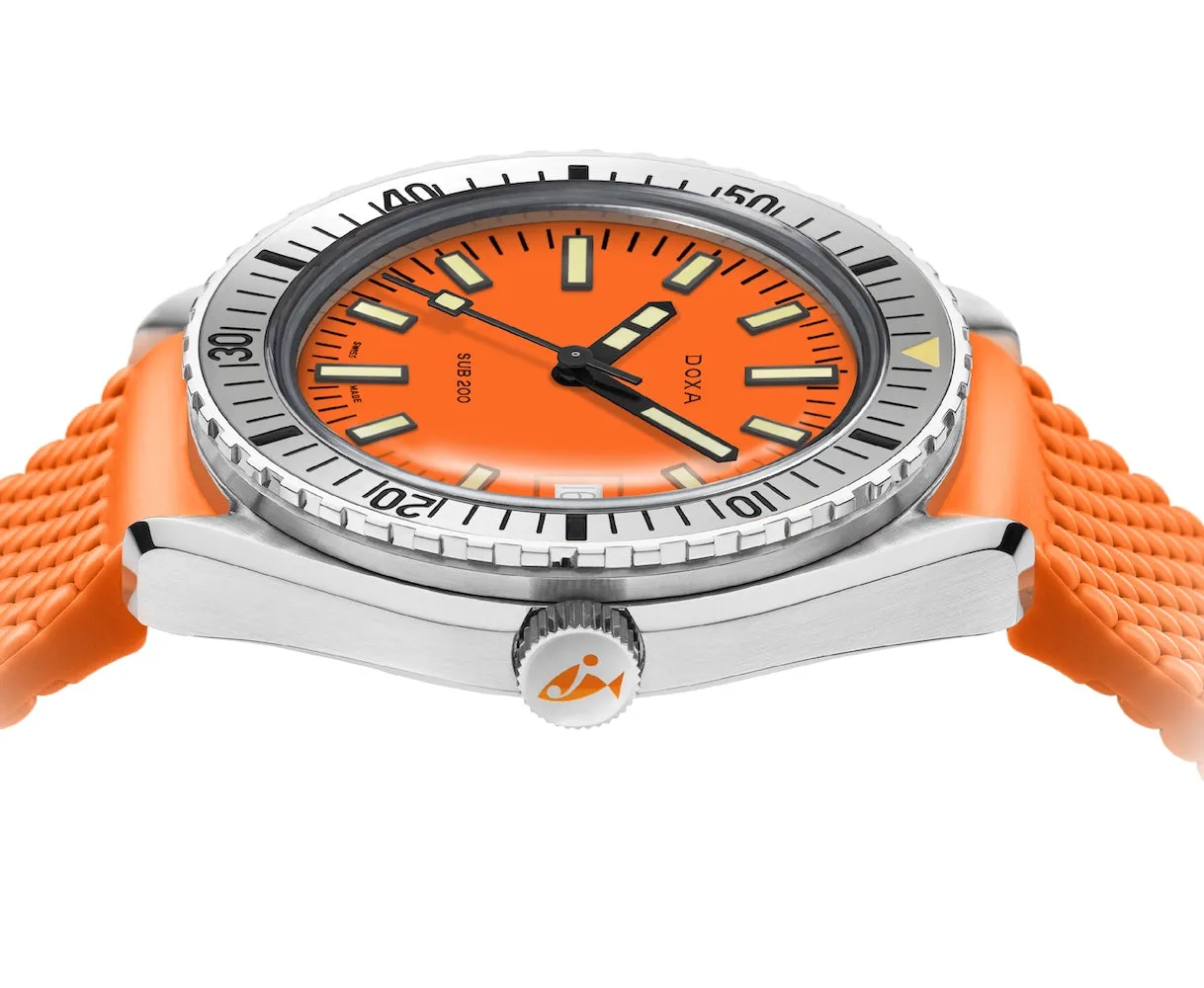 Doxa Sub 200 Professional Orange Rubber Watch sold by Jura Watches product image thumbnail 2