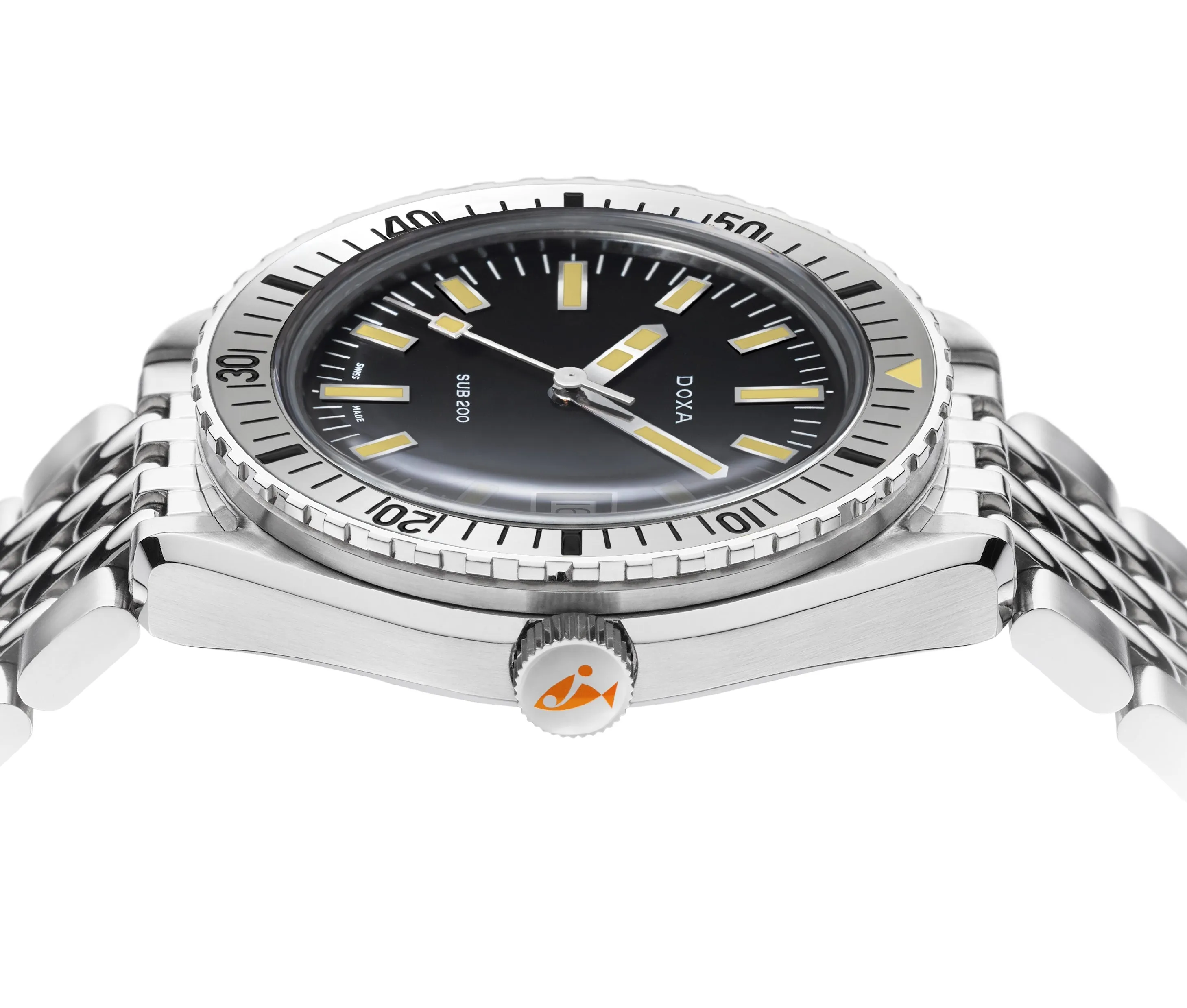 Doxa Sub 200 Sharkhunter Stainless Steel Bracelet Watch sold by Jura Watches product image thumbnail 3