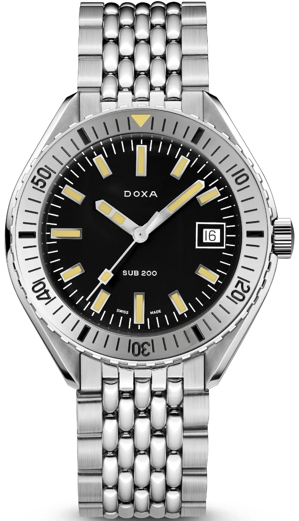 Doxa Sub 200 Sharkhunter Stainless Steel Bracelet Watch sold by Jura Watches