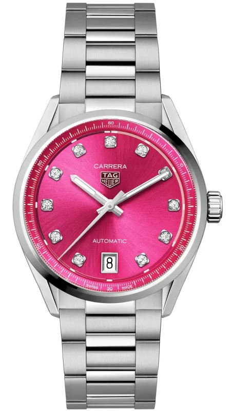 TAG Heuer Pre-Owned Carrera Pink Watch sold by Jura Watches