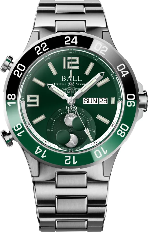 Ball Watch Company Roadmaster Marine GMT Moon Phase Limited Edition Watch sold by Jura Watches