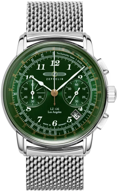Zeppelin LZ 126 Los Angeles Quartz Chronograph Watch sold by Jura Watches