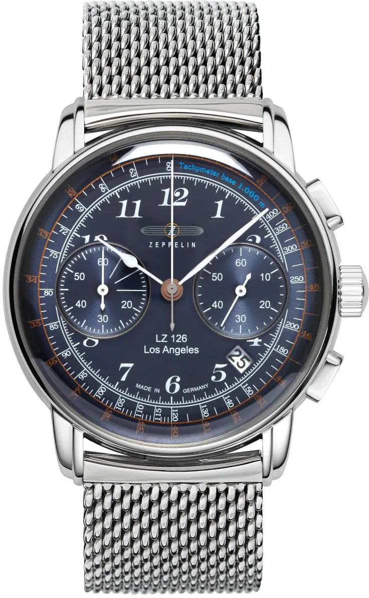 Zeppelin LZ 126 Los Angeles Quartz Chronograph Watch sold by Jura Watches