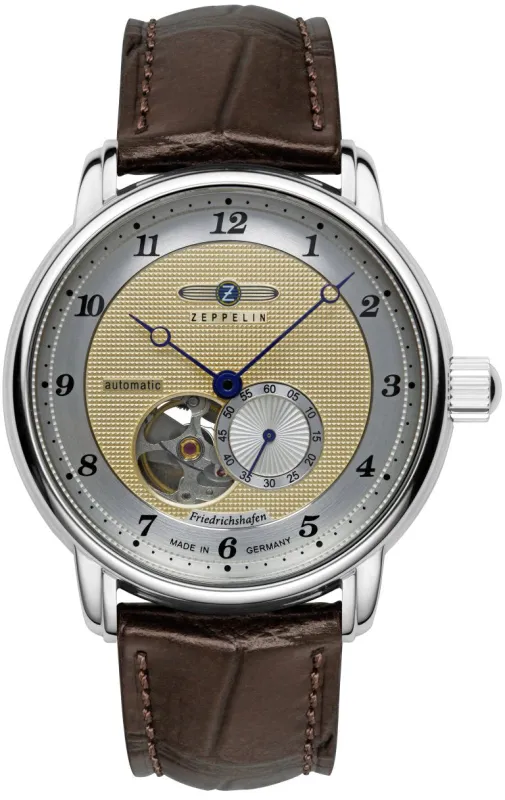 Zeppelin Friedrichshafen Automatic Open Heart Watch sold by Jura Watches