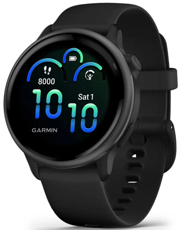 Garmin Vivoactive 6 Slate Black Band Watch made by Garmin