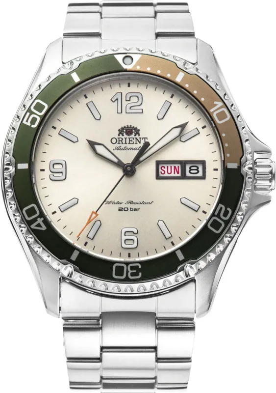 Orient Mako IV Silver Watch sold by Jura Watches