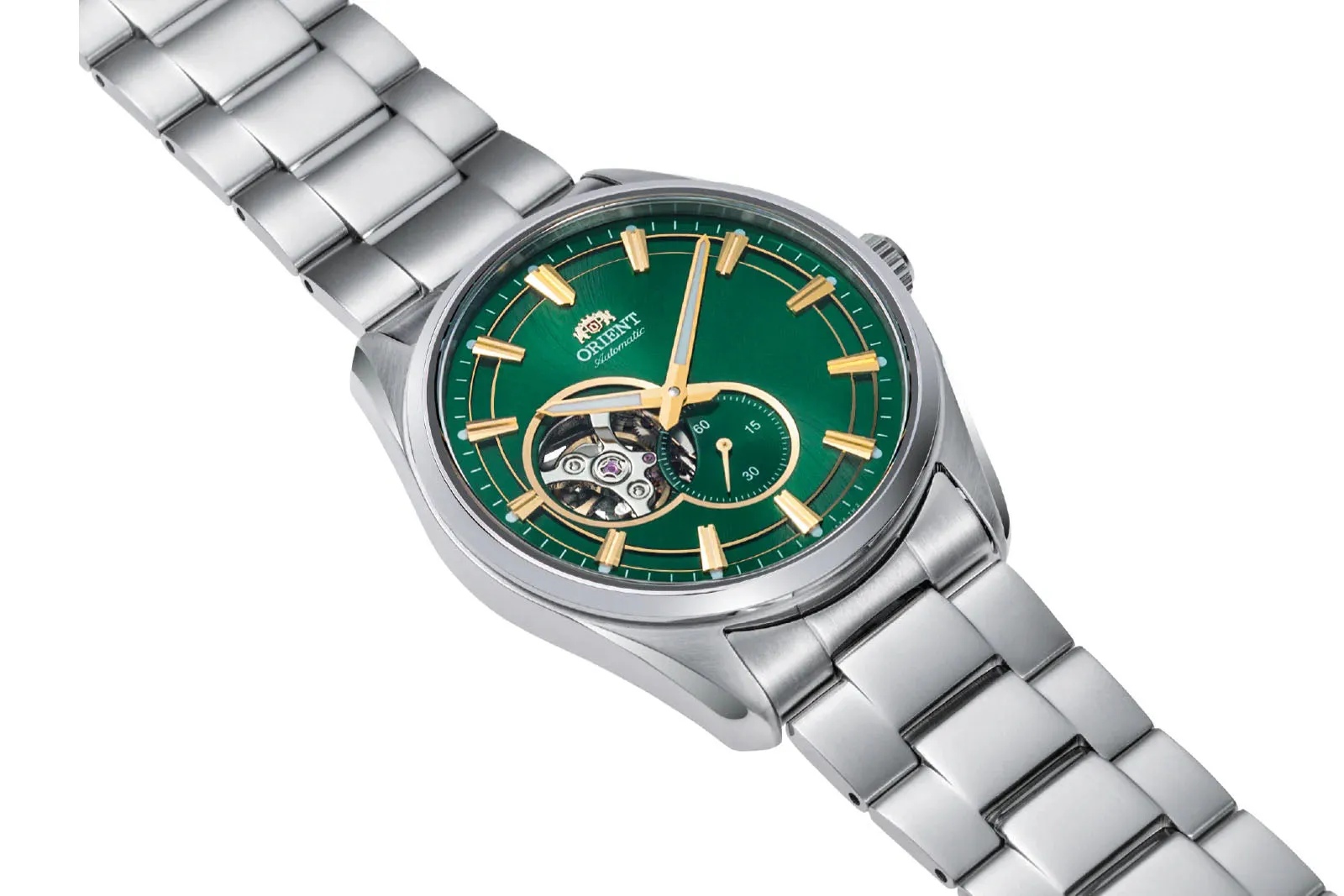 Orient Contemporary Open Heart Green Watch sold by Jura Watches product image thumbnail 3