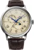 Orient Bambino Sun and Moon Cream Watch sold by Jura Watches