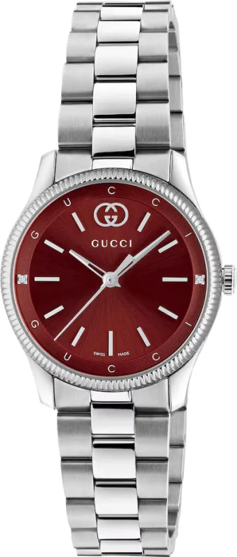 Gucci G-Timeless SM29 Slim Red Watch made by Jura Watches