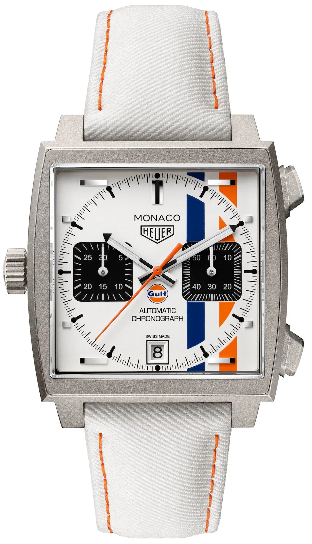 TAG Heuer Monaco Chronograph x Gulf Limited Edition Watch sold by Jura Watches