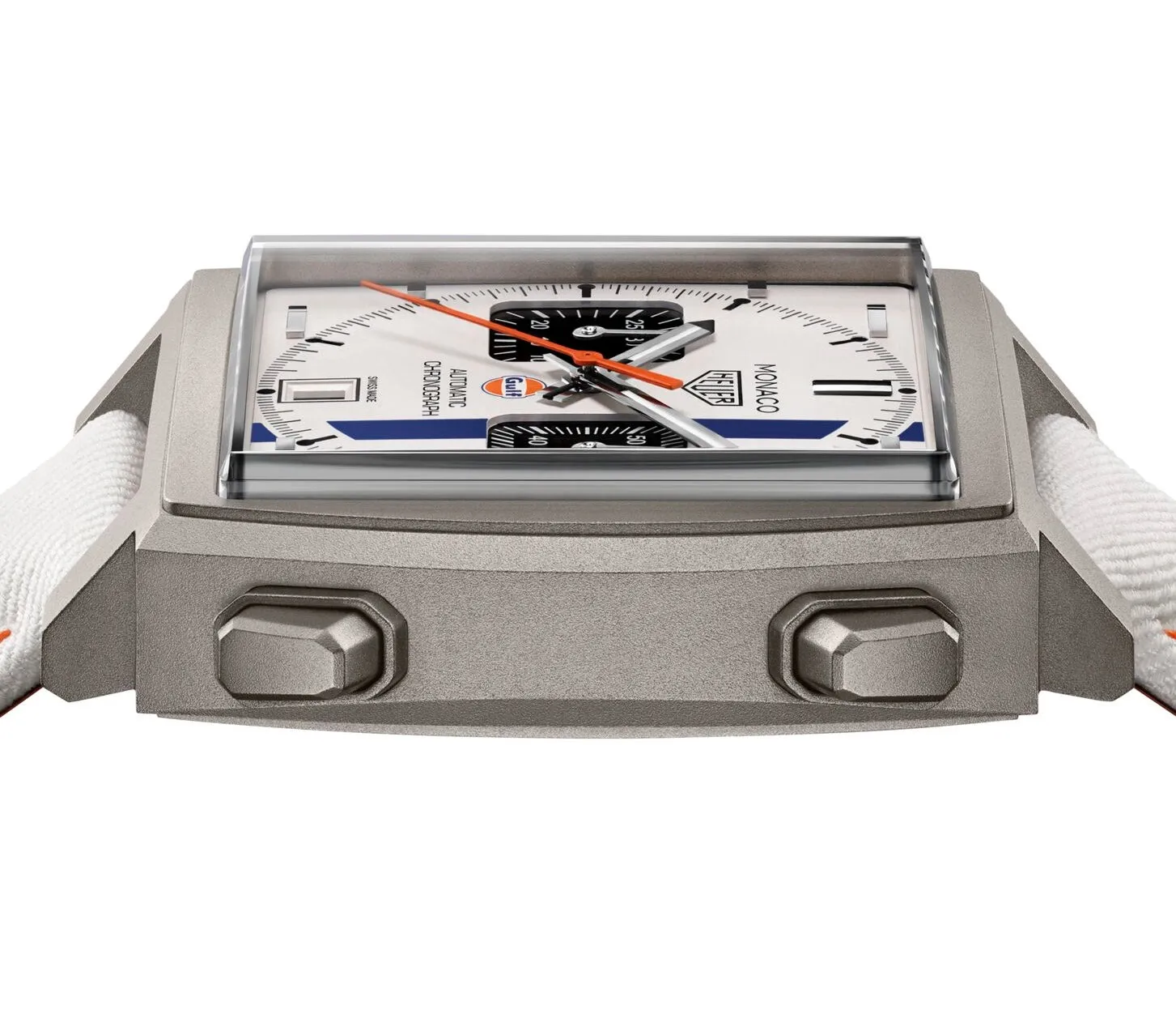 TAG Heuer Monaco Chronograph x Gulf Limited Edition Watch sold by Jura Watches product image thumbnail 5
