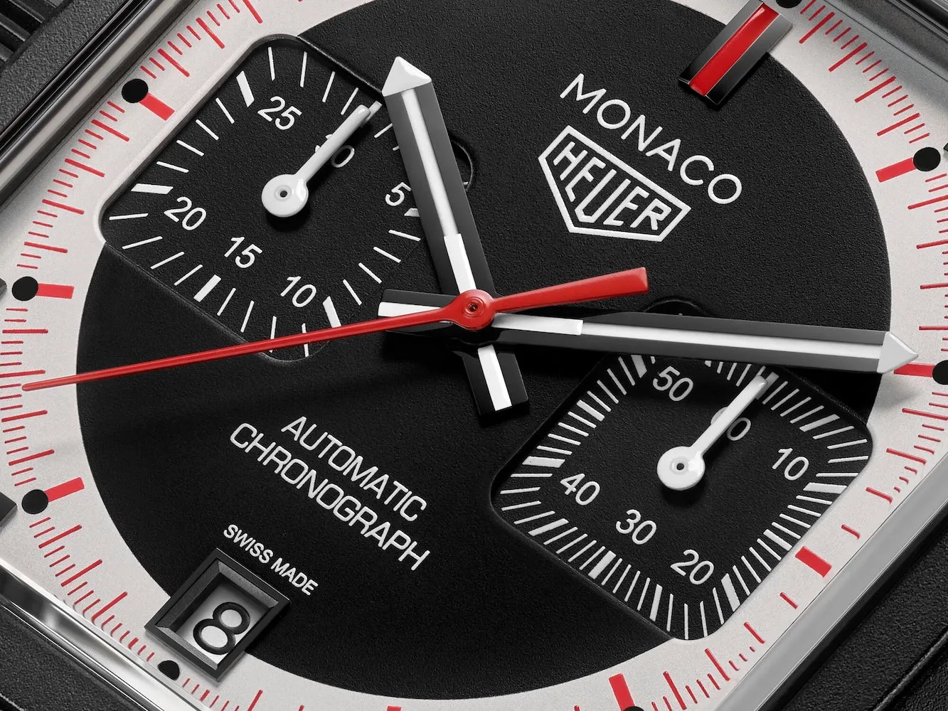 TAG Heuer Monaco Chronograph Stop Watch Limited Edition Watch sold by Jura Watches product image thumbnail 3