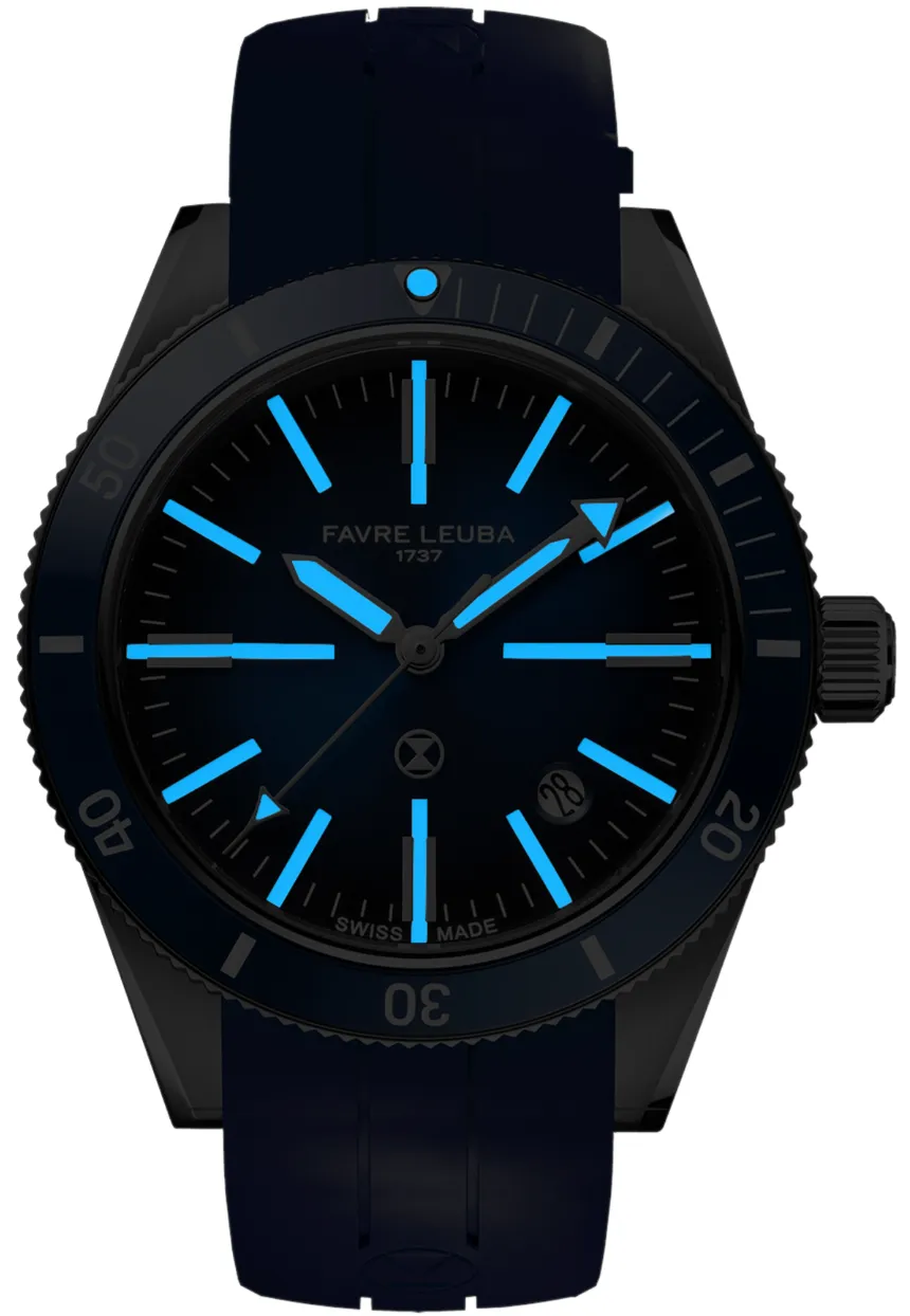 Favre Leuba Deep Blue Renaissance Watch sold by Jura Watches product image thumbnail 4