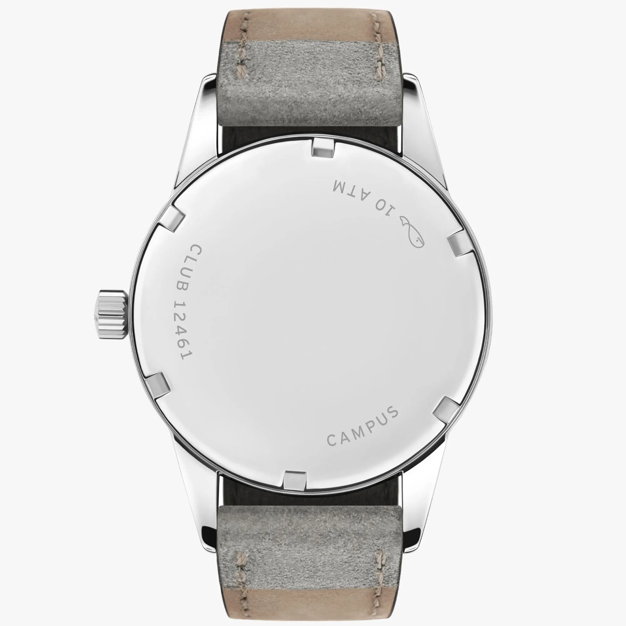 Nomos Glashutte Club Campus Cream Coral Steel Back Watch sold by Jura Watches product image thumbnail 2