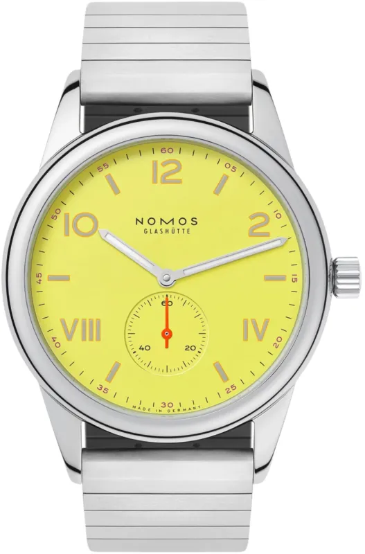 Nomos Glashutte Club Campus 38 Starlight Steel Back Watch sold by Jura Watches