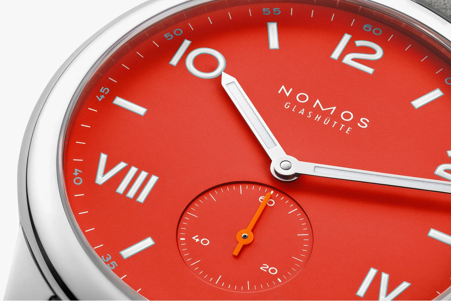 Nomos Glashutte Club Campus 38 Nonstop Red Steel Back Watch sold by Jura Watches product image thumbnail 4