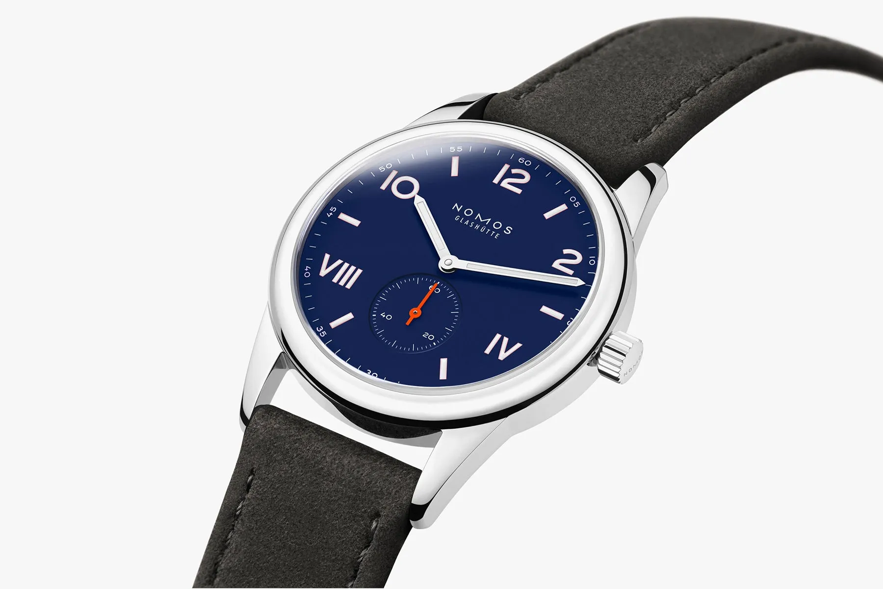 Nomos Glashutte Club Campus 38 Nigh Sky Steel Back Watch sold by Jura Watches product image thumbnail 3