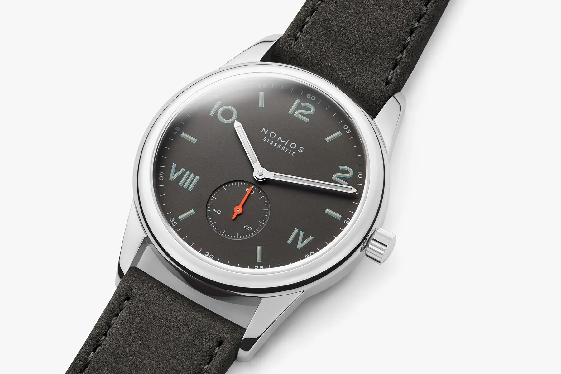 Nomos Glashutte Club Campus 38 Nacht Sapphire Crystal Watch sold by Jura Watches product image thumbnail 3