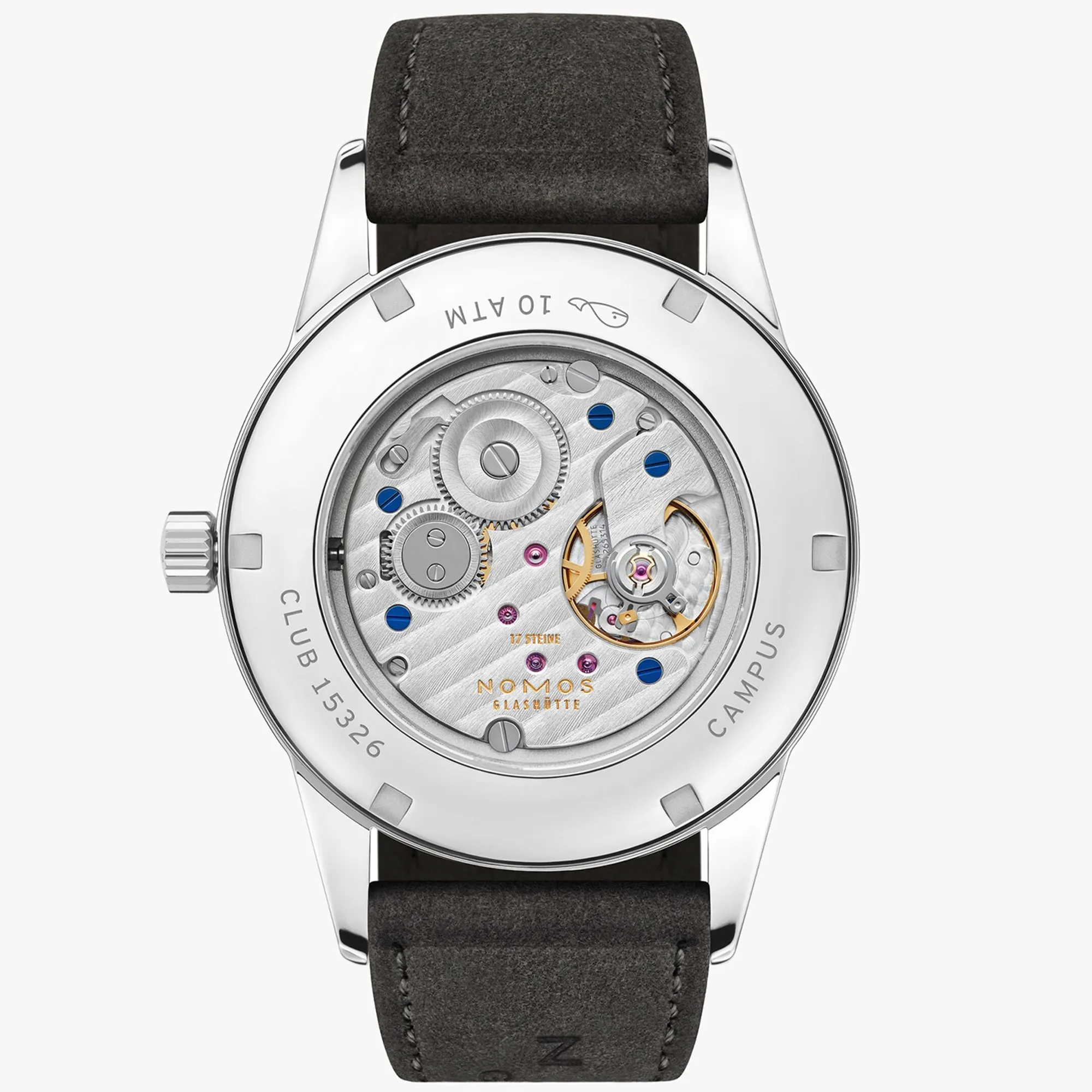 Nomos Glashutte Club Campus 38 Nacht Sapphire Crystal Watch sold by Jura Watches product image thumbnail 2