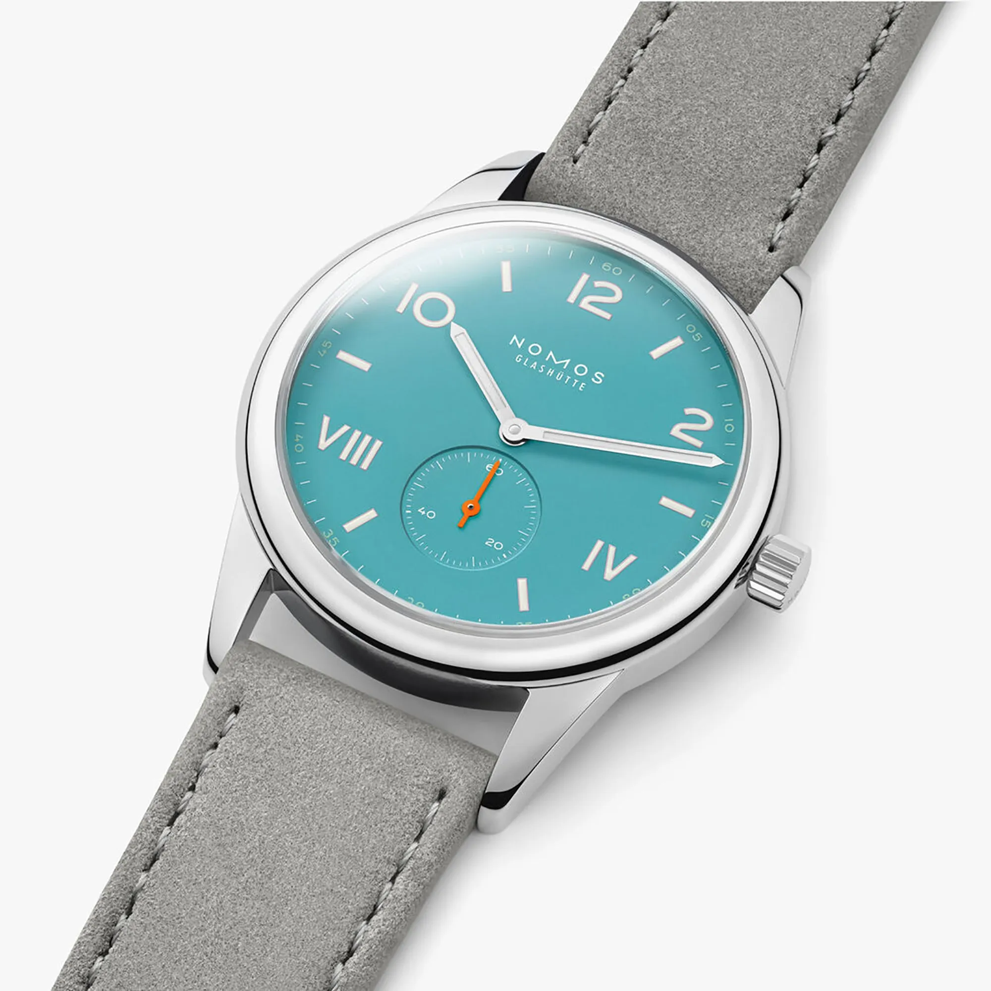 Nomos Glashutte Club Campus 38 Endless Blue Sapphire Crystal Watch sold by Jura Watches product image thumbnail 5