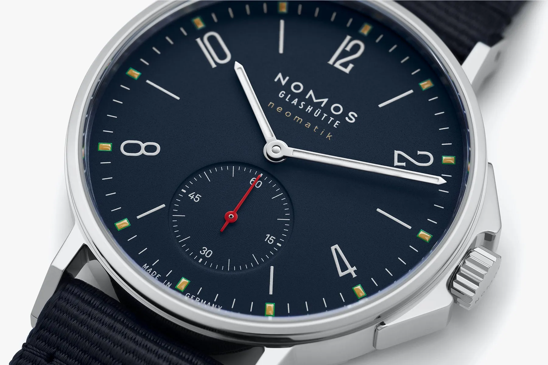 Nomos Glashutte Ahoi Neomatik Atlantic Steel Back Watch sold by Jura Watches product image thumbnail 4