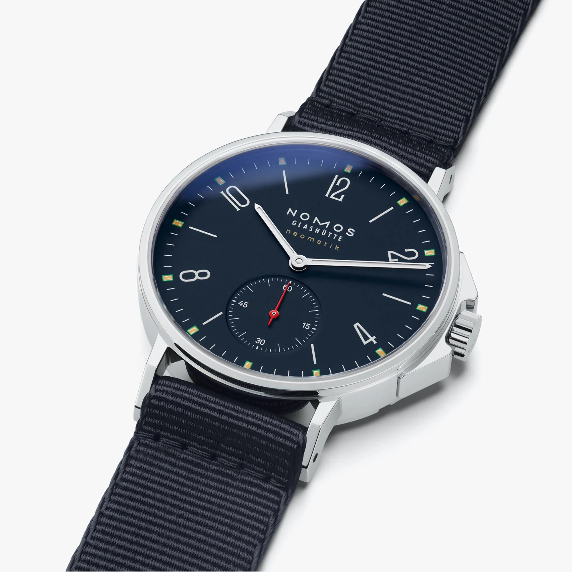 Nomos Glashutte Ahoi Neomatik Atlantic Steel Back Watch sold by Jura Watches product image thumbnail 5