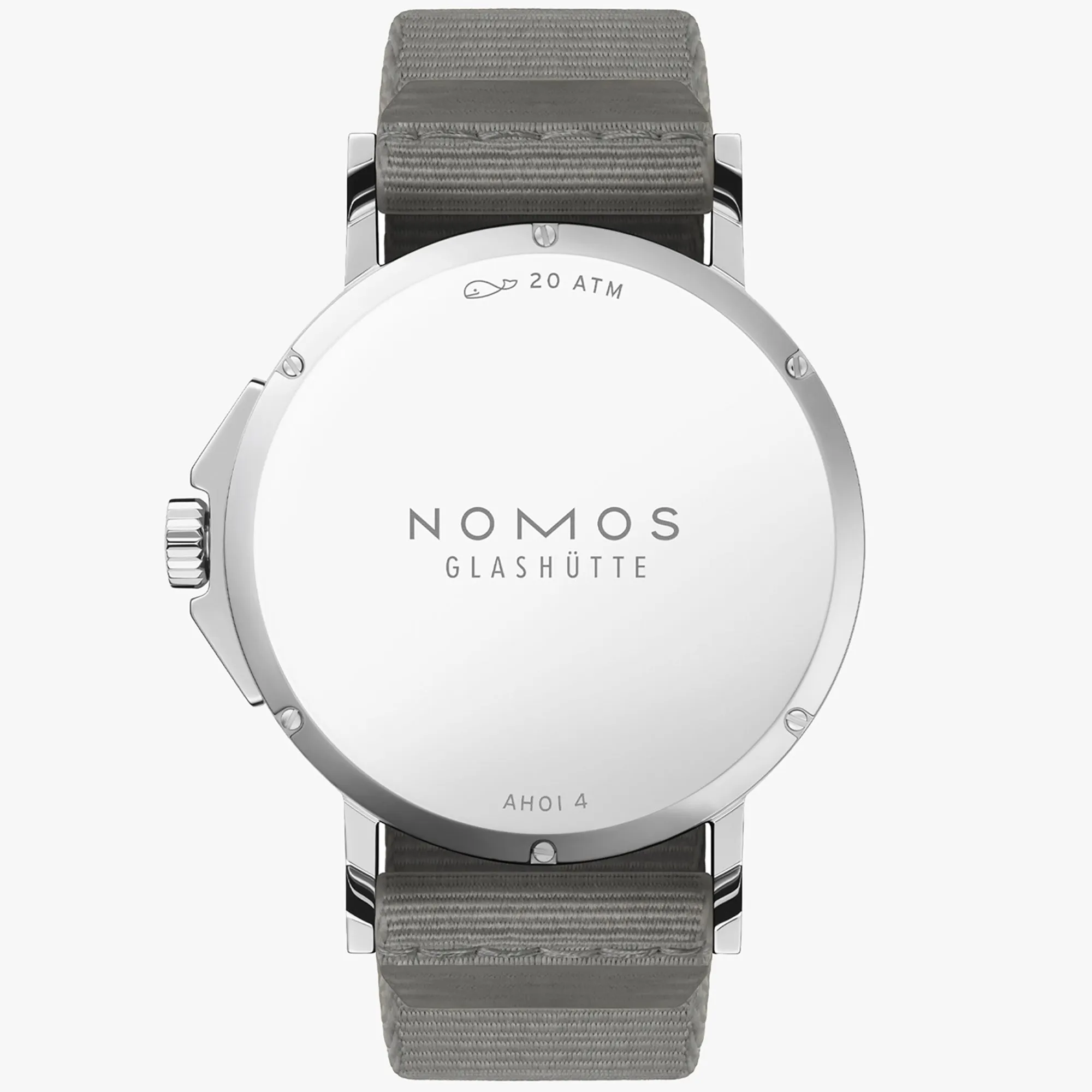 Nomos Glashutte Ahoi Neomatik 38 Date Sand Steel Back Watch sold by Jura Watches product image thumbnail 2