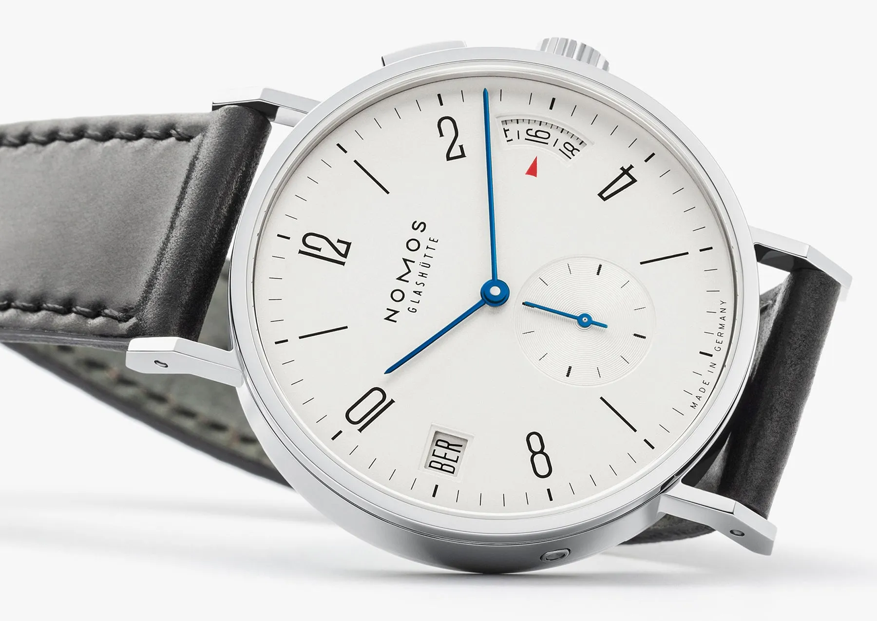 Nomos Glashutte Tangomat GMT Sapphire Crystal Watch sold by Jura Watches product image thumbnail 5