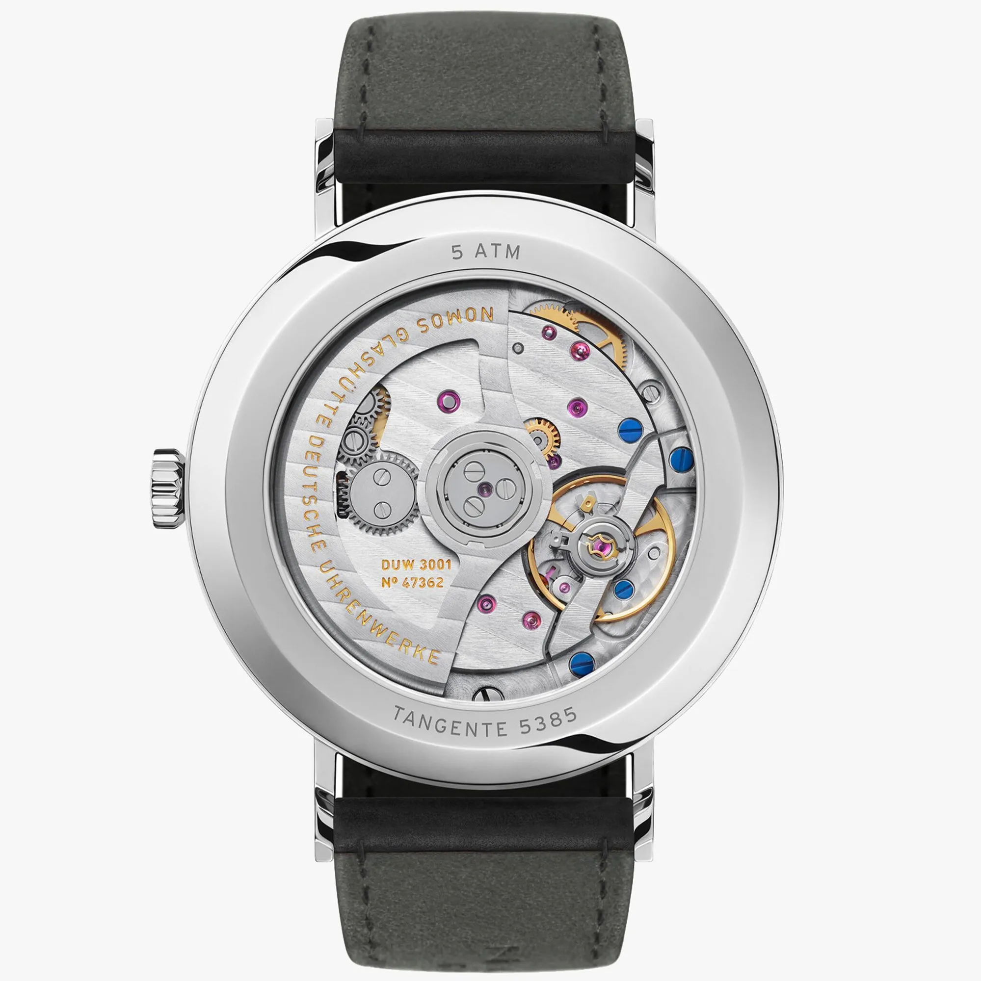 Nomos Glashutte Tangente Neomatik 39 Nachtblau Sapphire Crystal Watch sold by Jura Watches product image thumbnail 2