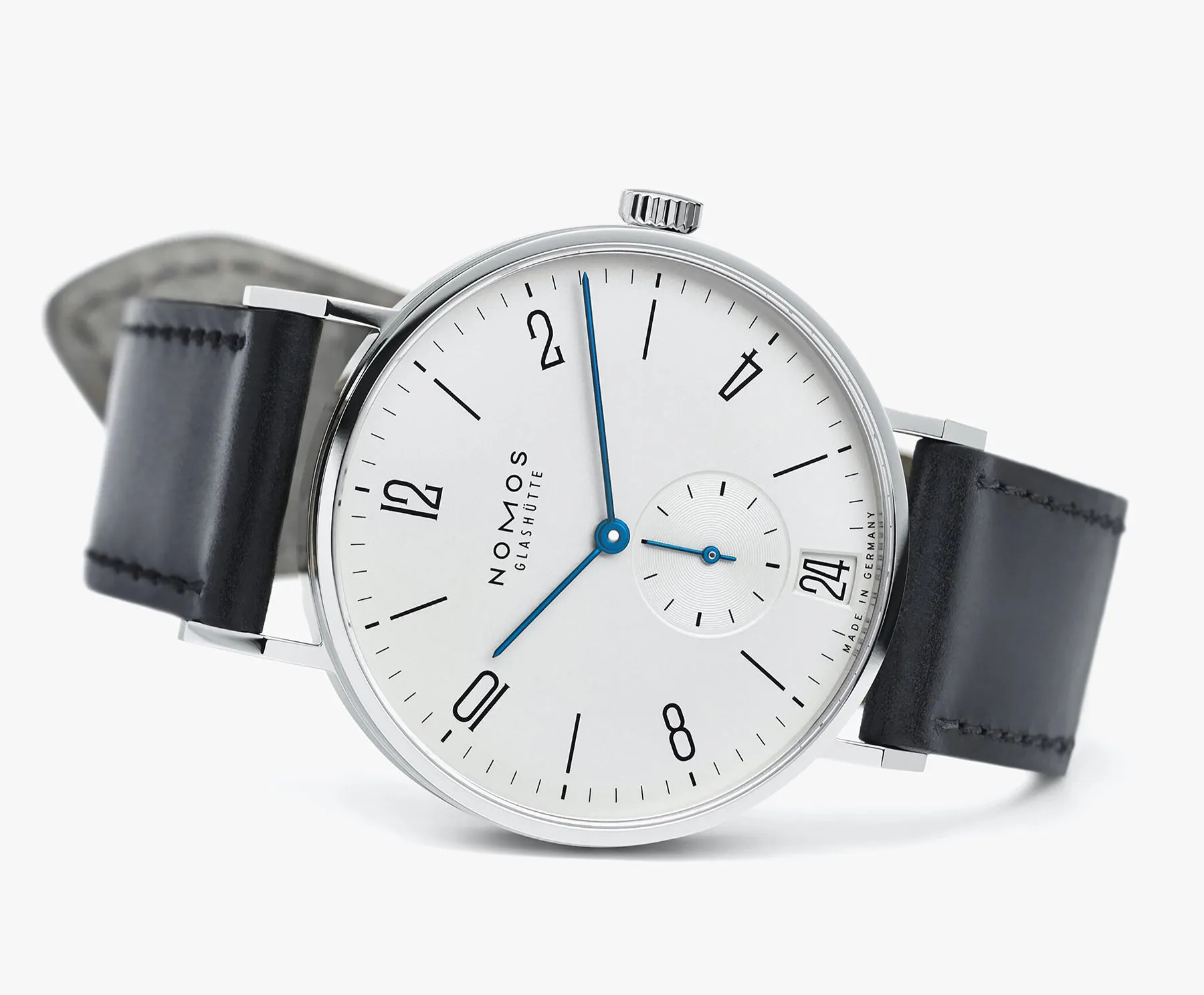 Nomos Glashutte Tangente Datum Sapphire Crystal Watch sold by Jura Watches product image thumbnail 4