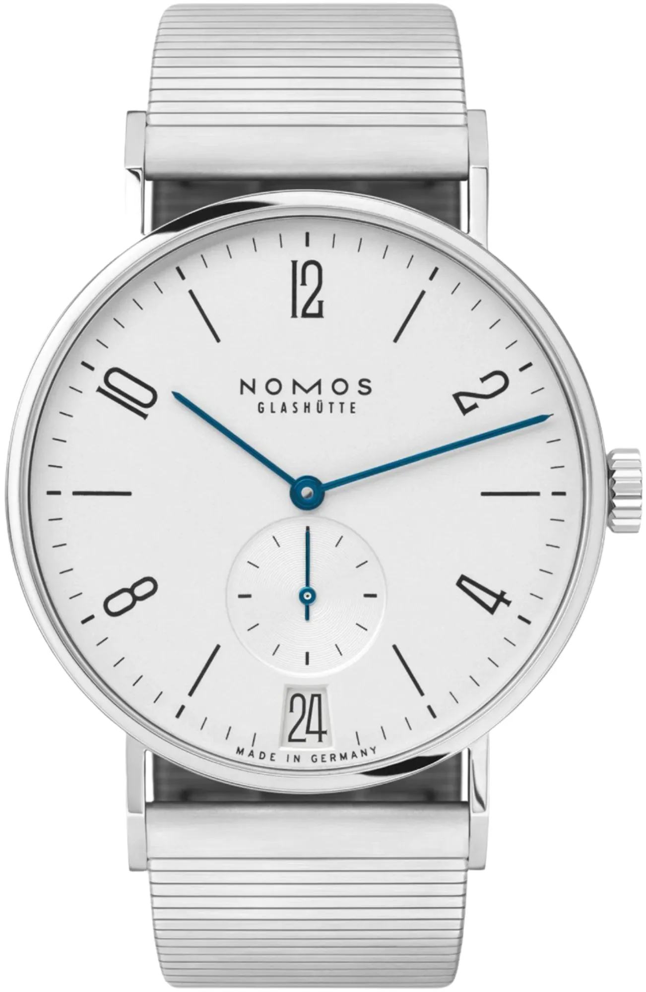 Nomos Glashutte Tangente Datum Sapphire Crystal Watch sold by Jura Watches