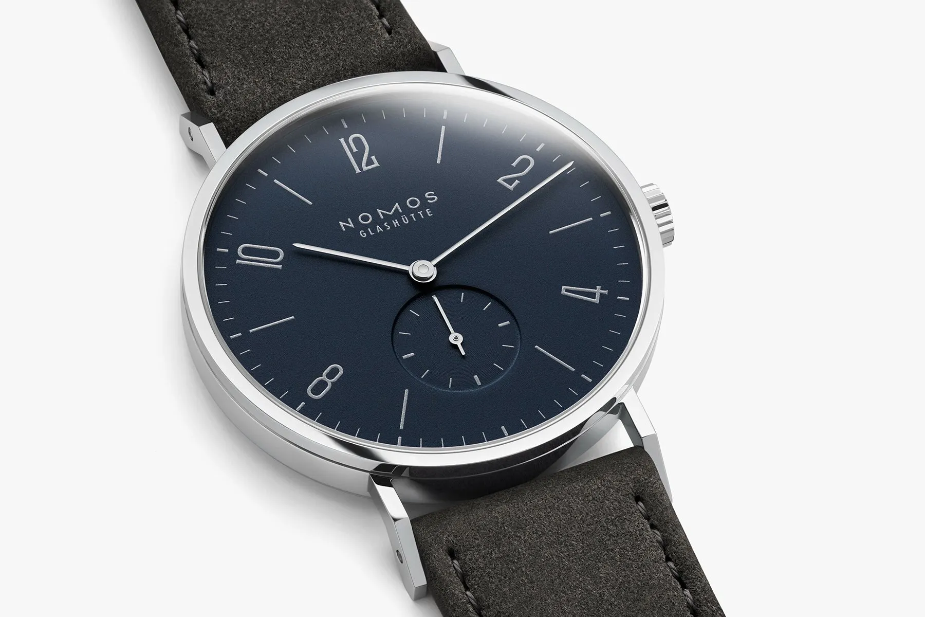 Nomos Glashutte Tangente 38 Midnight Blue Steel Back Watch sold by Jura Watches product image thumbnail 5